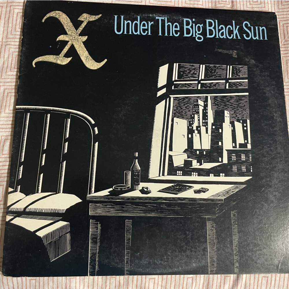 X Under the big black sun vinyl record